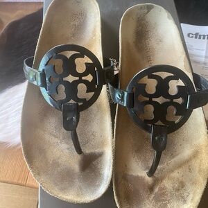 Tory Burch Black Miller Cloud 10 women sandal